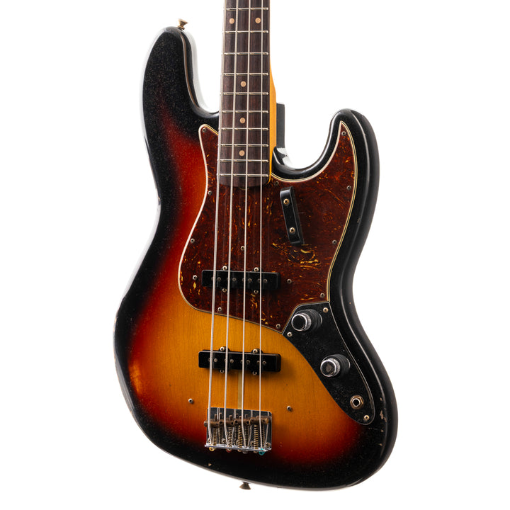 Fender Custom Shop Limited Edition 1960 Jazz Bass Relic - 3 Tone Sunburst (834)