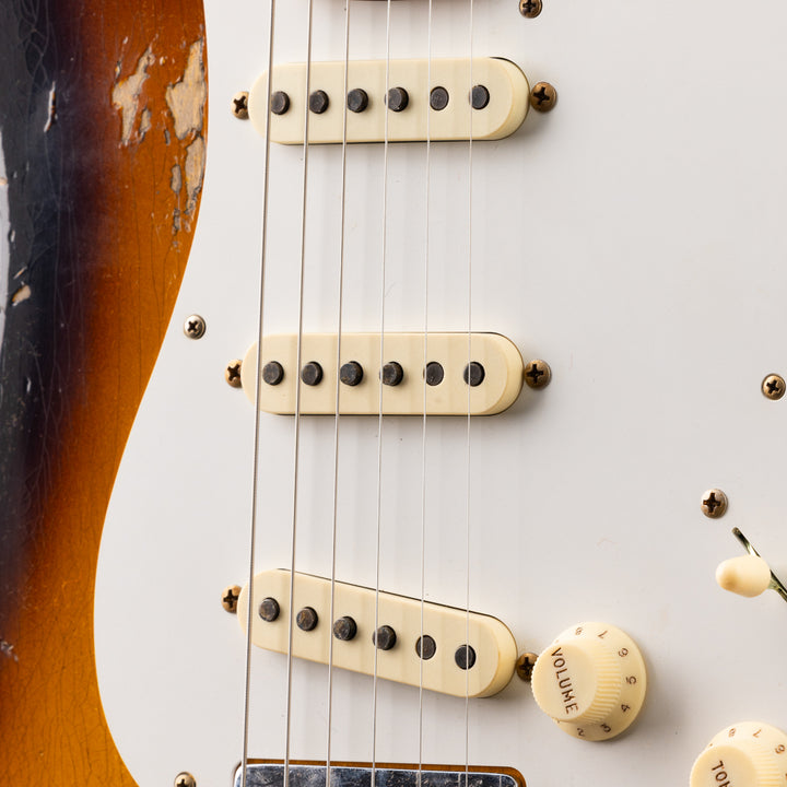 Fender Custom Shop LTD Tropo Stratocaster HT Heavy Relic - Super Faded 2 Tone Sunburst (026)