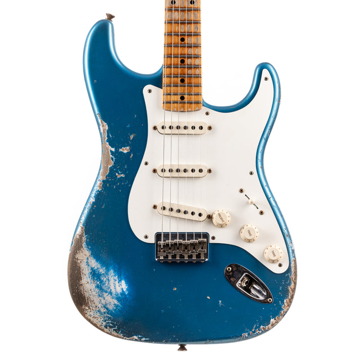Fender Custom Shop 1956 Hardtail Stratocaster Heavy Relic - Super Aged Lake Placid Blue (184)