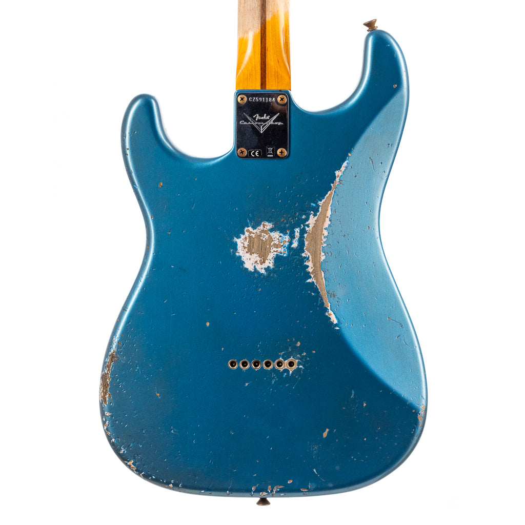 Fender Custom Shop 1956 Hardtail Stratocaster Heavy Relic - Super Aged Lake Placid Blue (184)