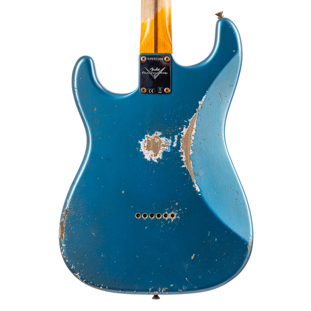 Fender Custom Shop 1956 Hardtail Stratocaster Heavy Relic - Super Aged Lake Placid Blue (184)