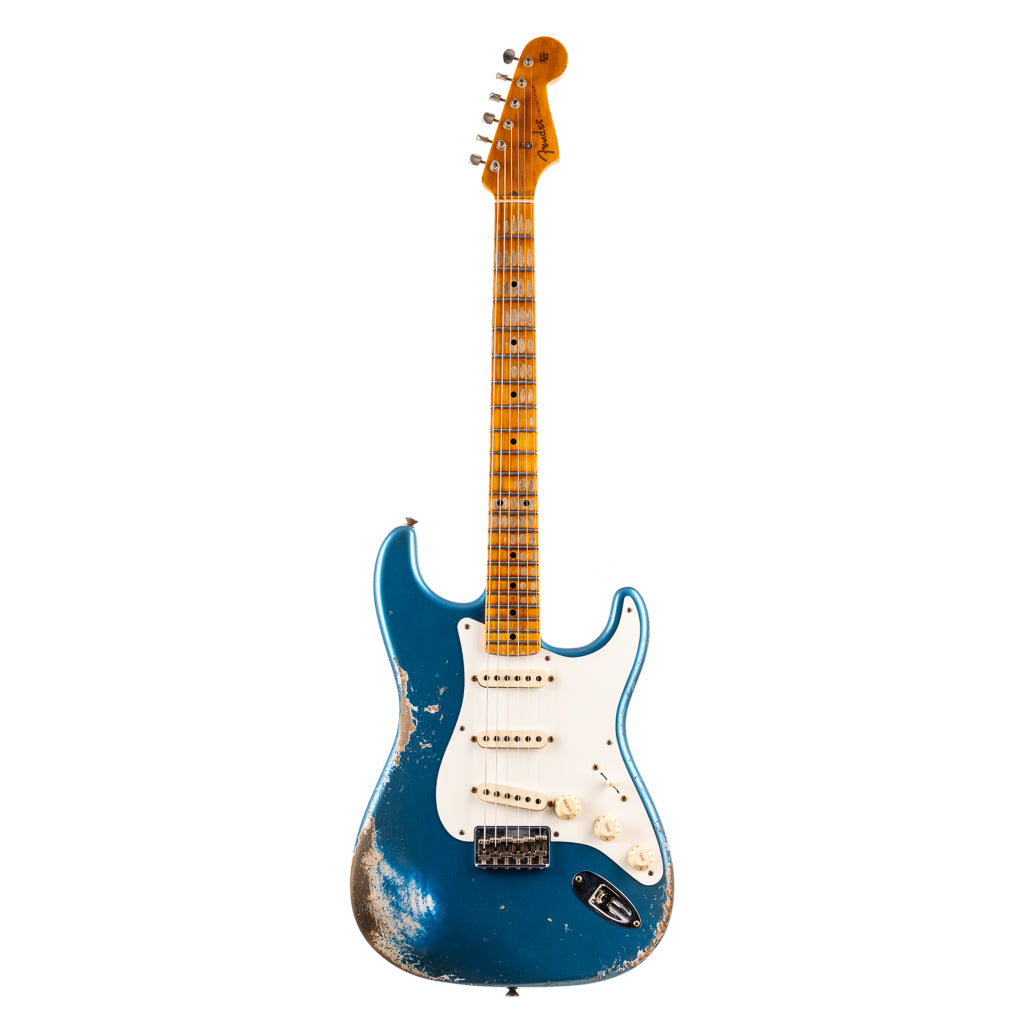 Fender Custom Shop 1956 Hardtail Stratocaster Heavy Relic - Super Aged Lake Placid Blue (184)