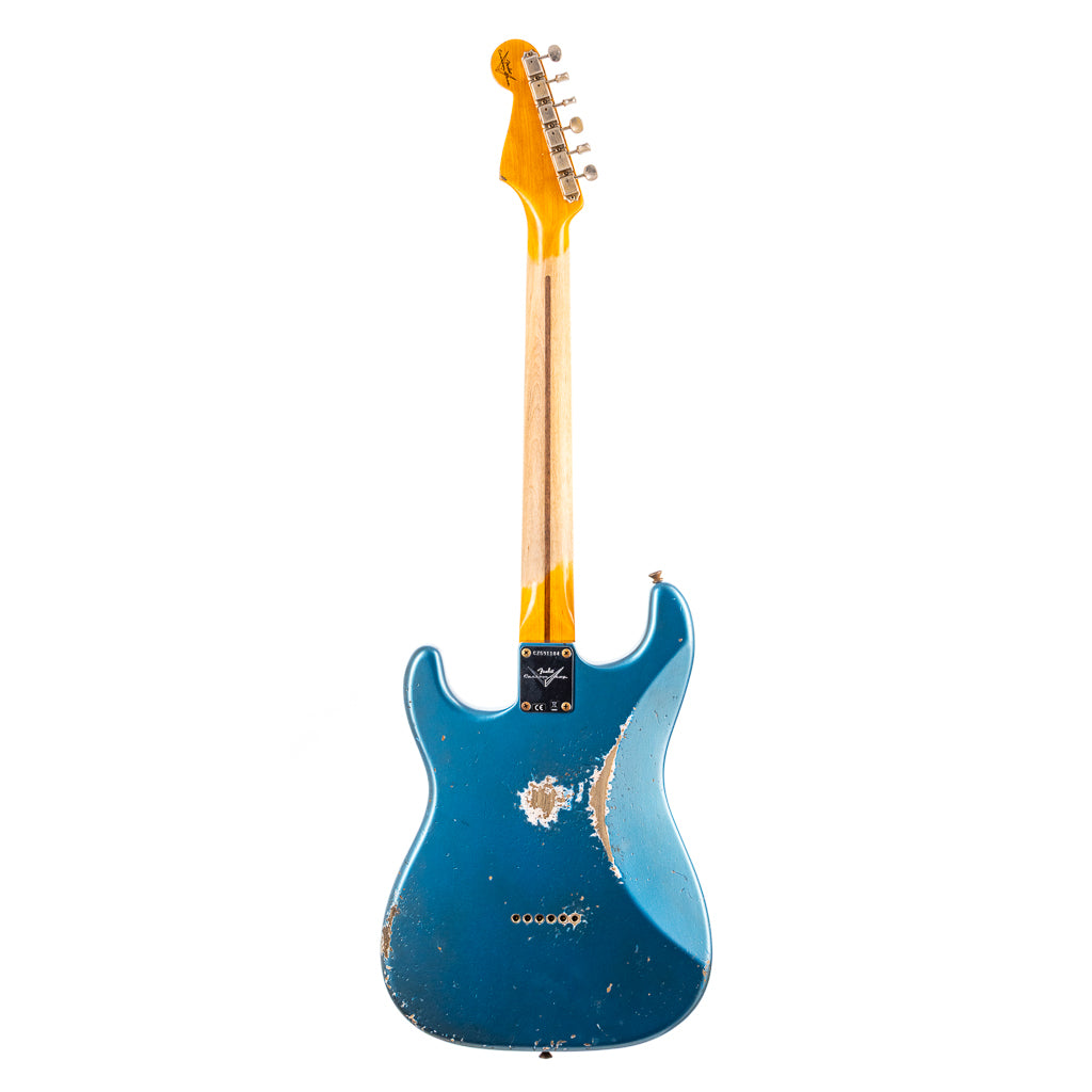 Fender Custom Shop 1956 Hardtail Stratocaster Heavy Relic - Super Aged Lake Placid Blue (184)