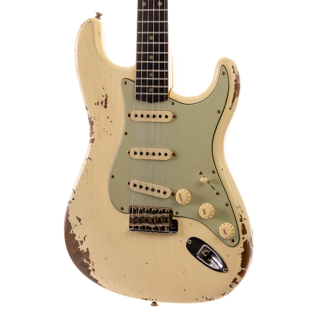 Fender Custom Shop 1962 Stratocaster - Heavy Relic - Vintage White (132)