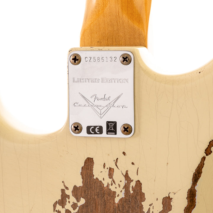 Fender Custom Shop 1962 Stratocaster - Heavy Relic - Vintage White (132)