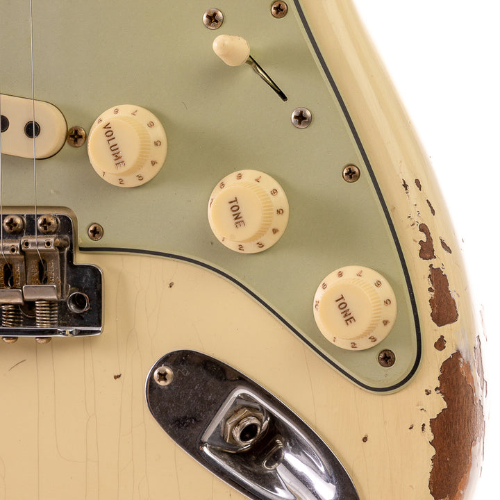 Fender Custom Shop 1962 Stratocaster - Heavy Relic - Vintage White (132)