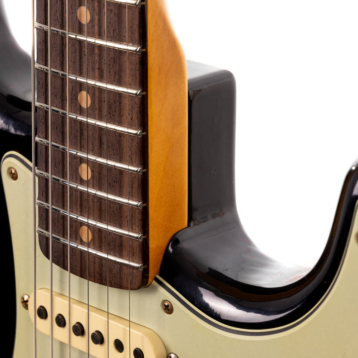 Fender Limited 1964 L-Series Stratocaster Journeyman Relic - Black (900)