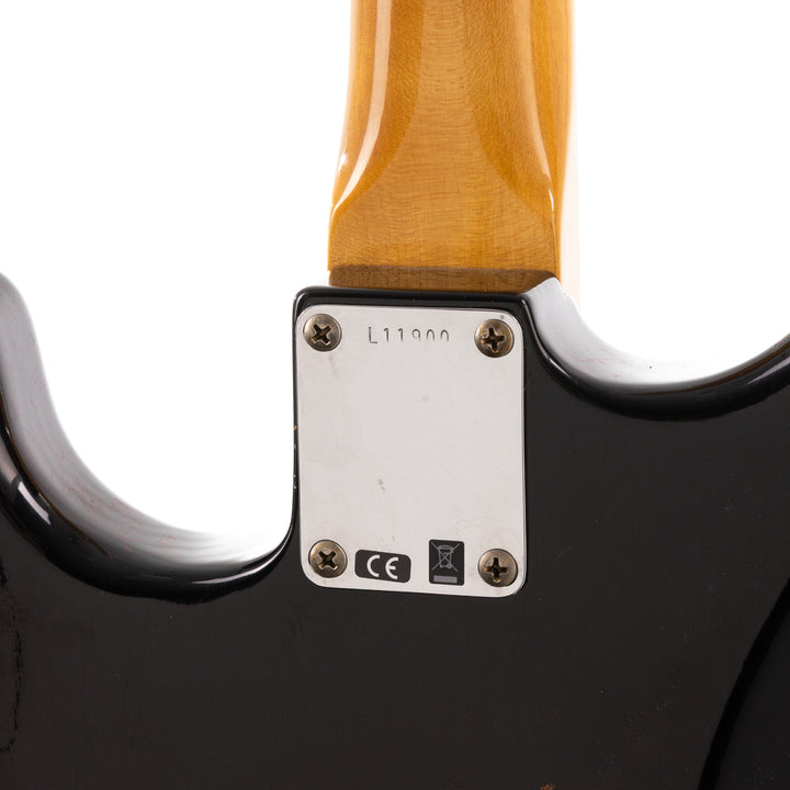 Fender Limited 1964 L-Series Stratocaster Journeyman Relic - Black (900)