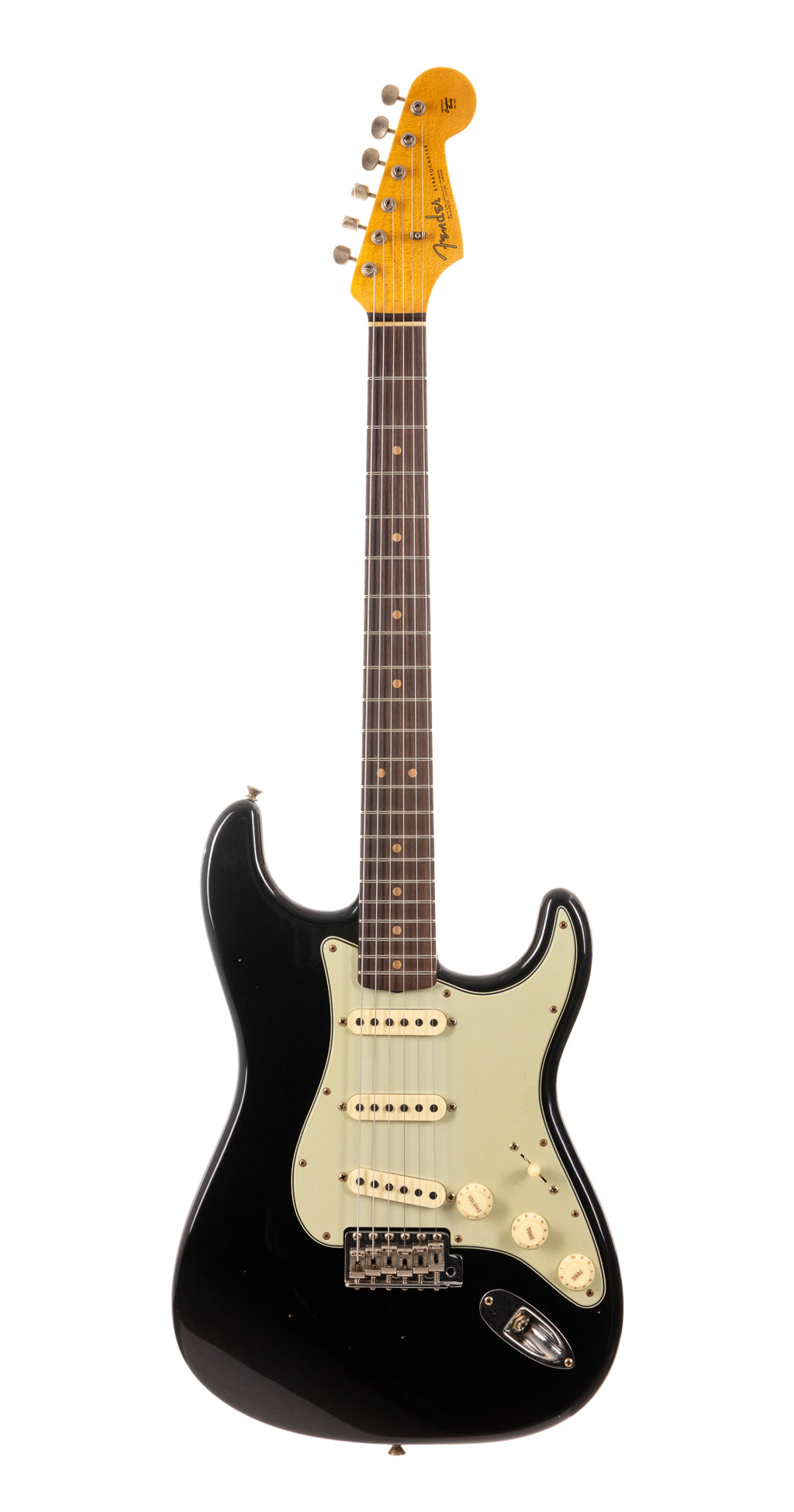 Fender Limited 1964 L-Series Stratocaster Journeyman Relic - Black (900)