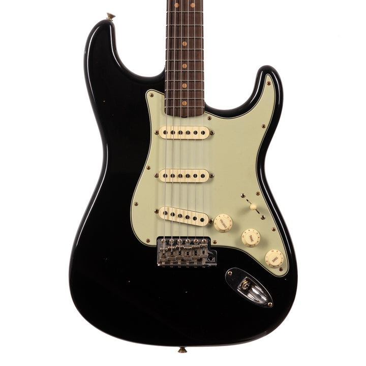 Fender Limited 1964 L-Series Stratocaster Journeyman Relic - Black (900)