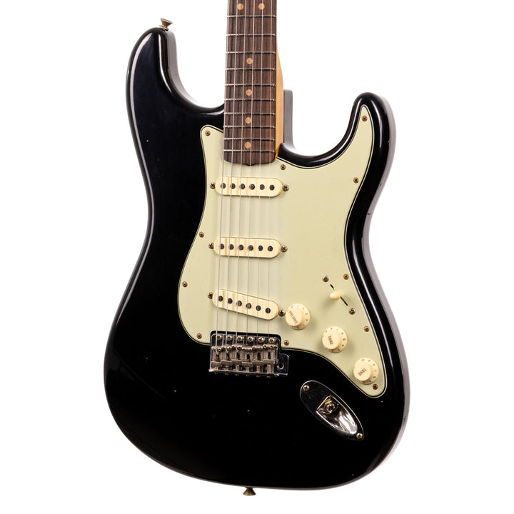 Fender Limited 1964 L-Series Stratocaster Journeyman Relic - Black (900)