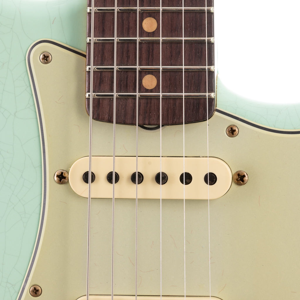 Fender Limited 1964 L-Series Stratocaster Journeyman Relic - Aged Surf Green (934)