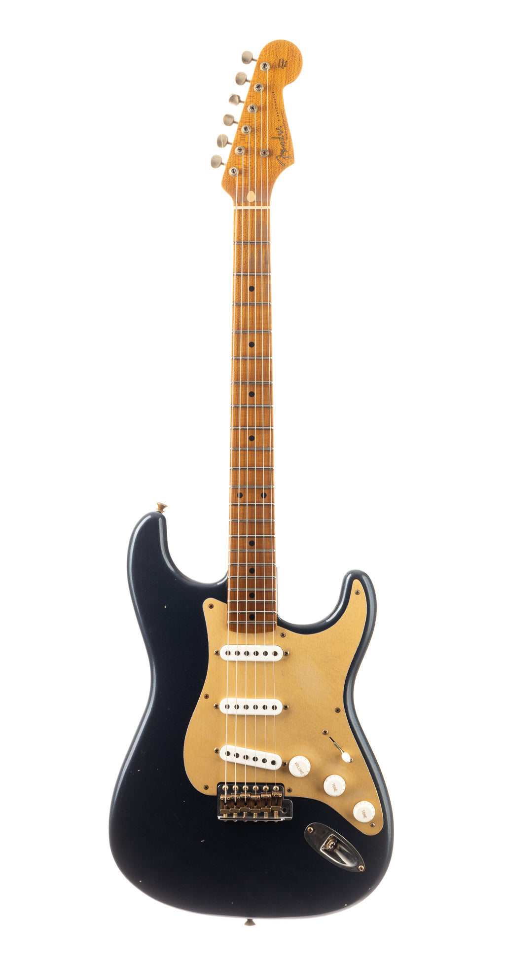 Fender Custom Shop Limited 70th Anniversary Roasted '54 Stratocaster Journeyman Relic -  Gun Metal Blue (635)