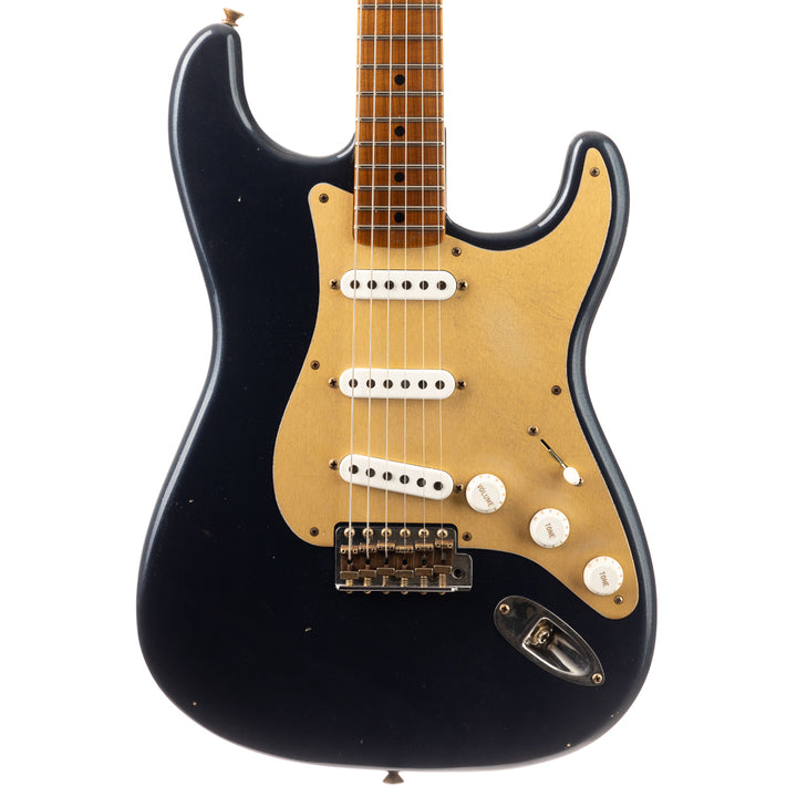 Fender Custom Shop Limited 70th Anniversary Roasted '54 Stratocaster Journeyman Relic -  Gun Metal Blue (635)