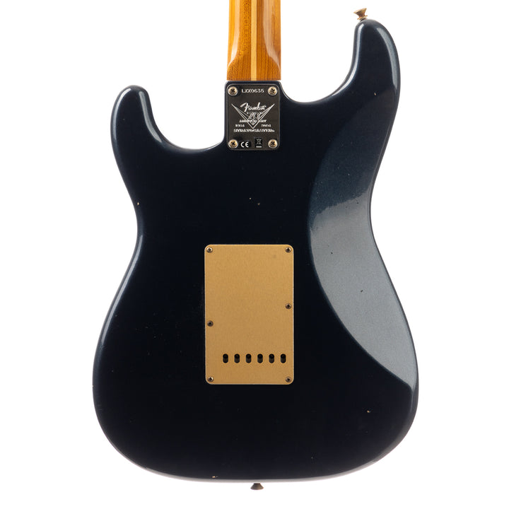 Fender Custom Shop Limited 70th Anniversary Roasted '54 Stratocaster Journeyman Relic -  Gun Metal Blue (635)