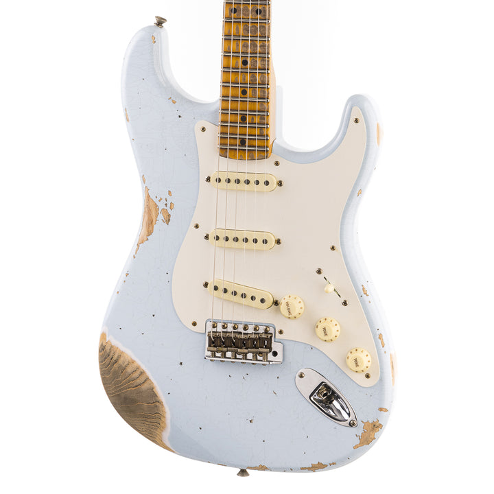 Fender Custom Shop 1957 Stratocaster Heavy Relic, Lark Guitars Custom Run -  Sonic Blue (610)