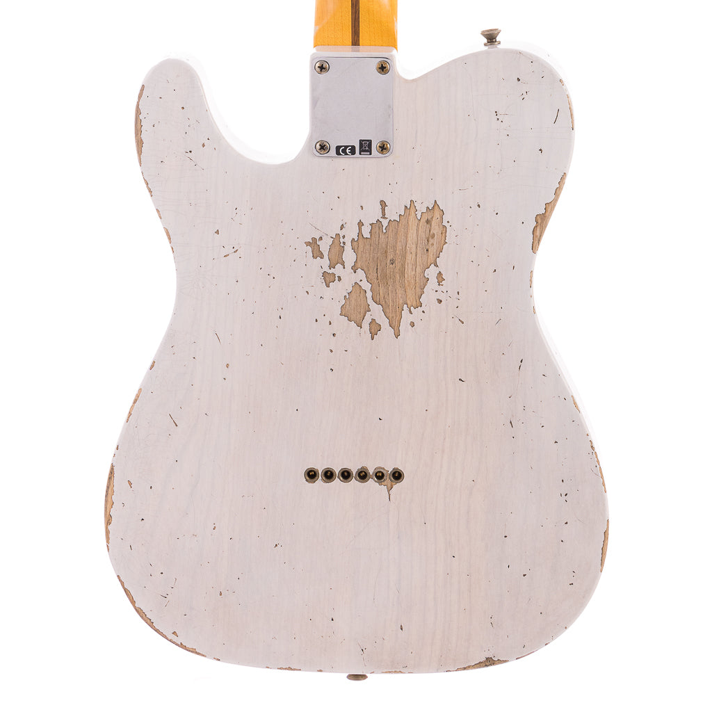 Fender Custom Shop 52 Tele Heavy Relic, Lark Guitars Custom Run - White Blonde (822)