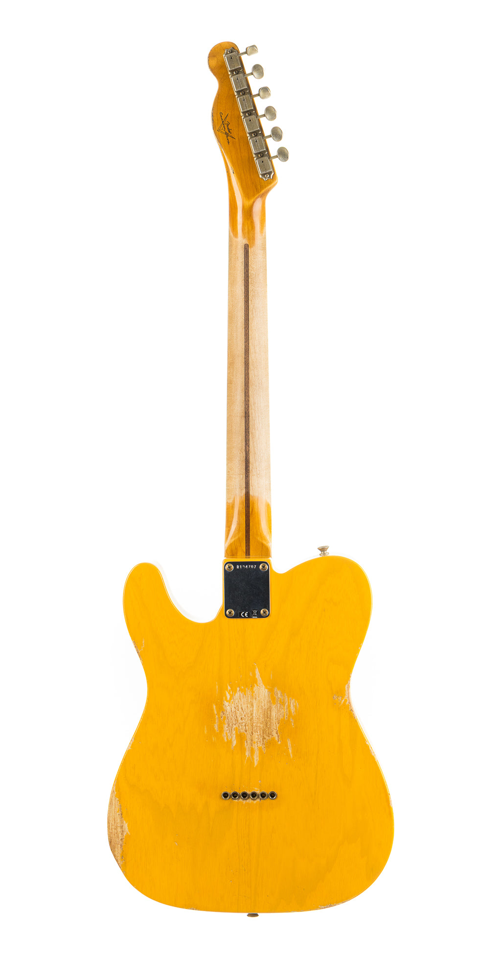 Fender Custom Shop '54 Telecaster Heavy Relic, Lark Custom - Butterscotch Blonde (707)