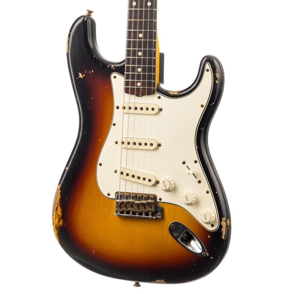 Fender Custom Shop Masterbuilt Todd Krause 1960's Stratocaster Heavy Relic - 3 Tone Sunburst (351)