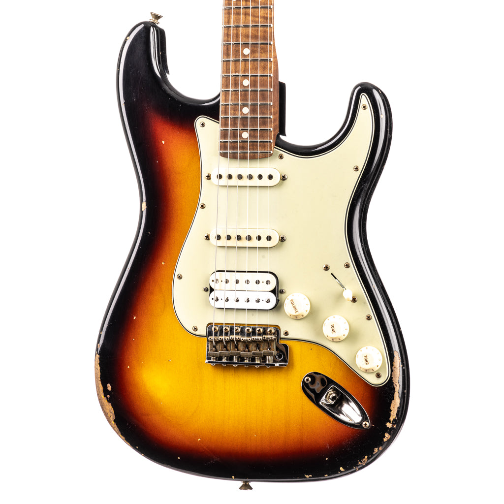 Fender Custom Shop 1962 Stratocaster Relic - Golden Zebra - Faded 3 Tone Sunburst (934)