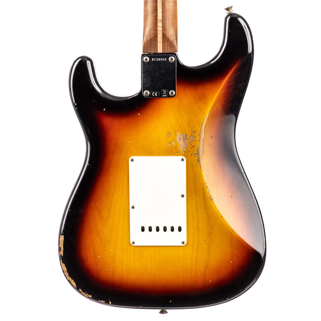 Fender Custom Shop 1962 Stratocaster Relic - Golden Zebra - Faded 3 Tone Sunburst (934)