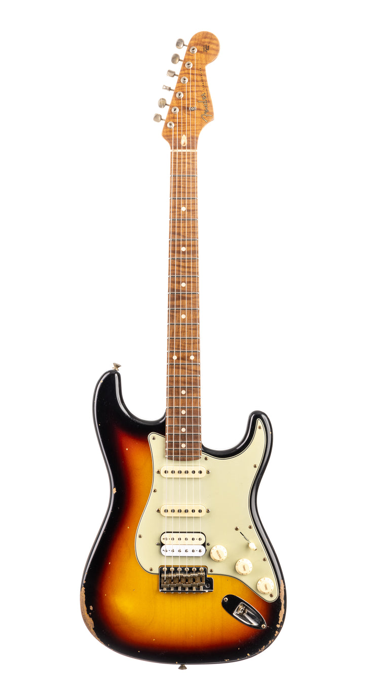 Fender Custom Shop 1962 Stratocaster Relic - Golden Zebra - Faded 3 Tone Sunburst (934)