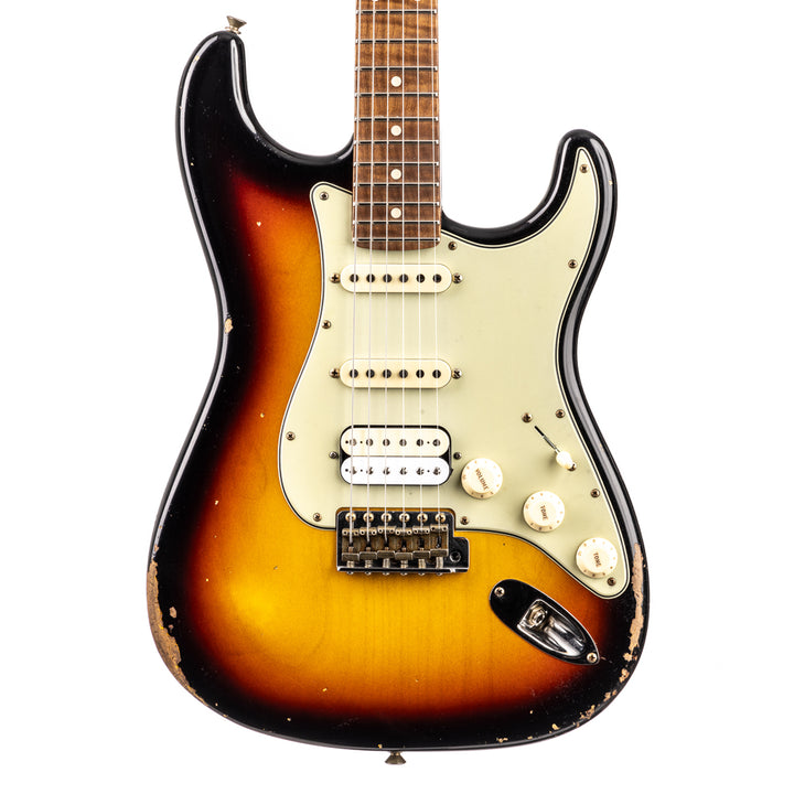 Fender Custom Shop 1962 Stratocaster Relic - Golden Zebra - Faded 3 Tone Sunburst (934)