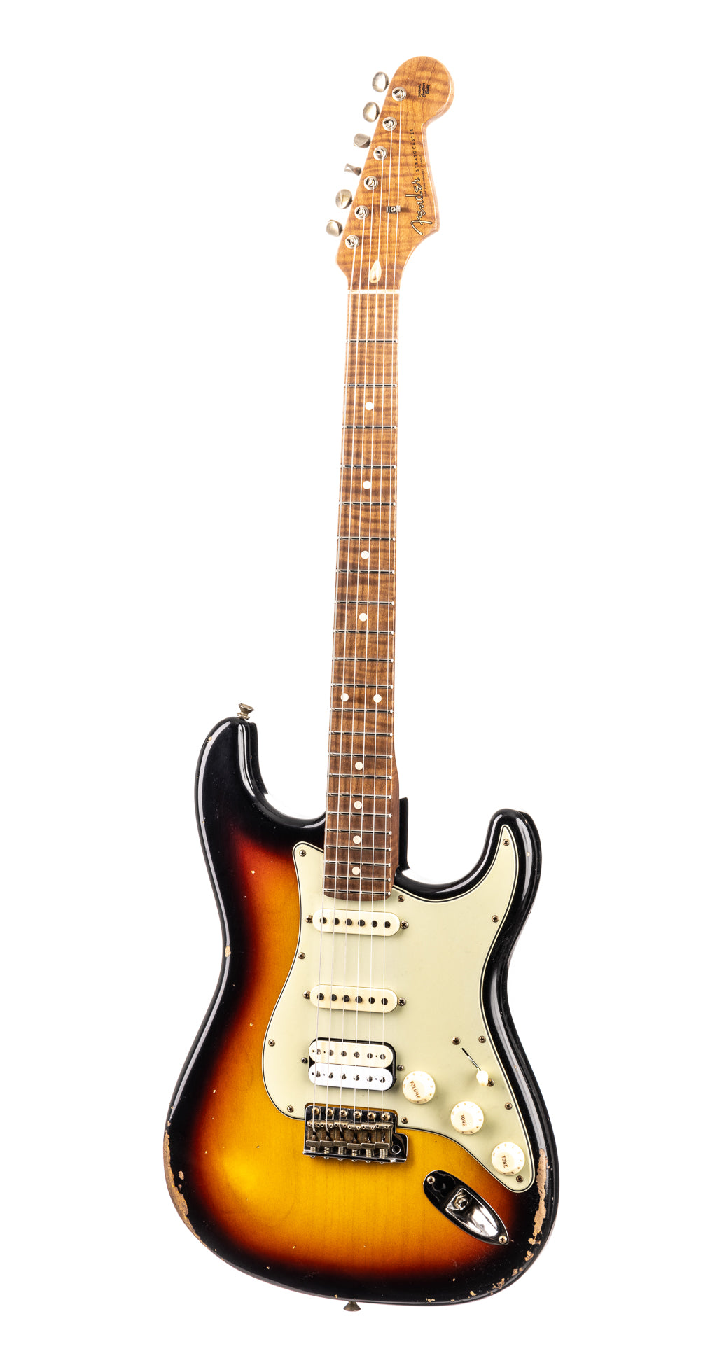 Fender Custom Shop 1962 Stratocaster Relic - Golden Zebra - Faded 3 Tone Sunburst (934)