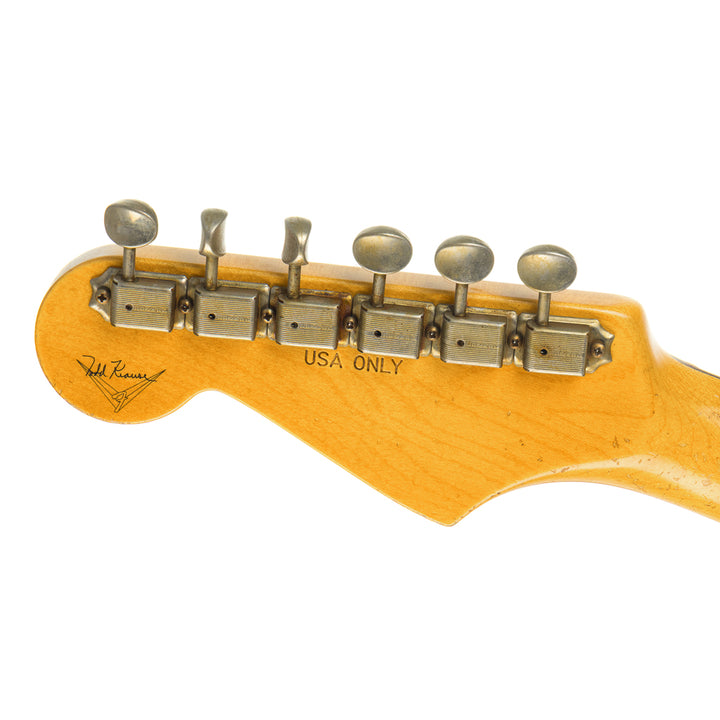 Fender Custom Shop Masterbuilt Todd Krause 1960's Stratocaster Heavy Relic, Brazilian Rosewood FB - Vintage White (070)