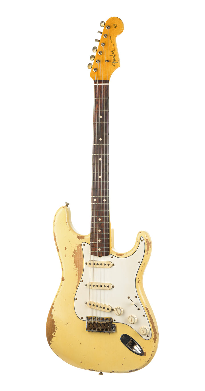 Fender Custom Shop Masterbuilt Todd Krause 1960's Stratocaster Heavy Relic, Brazilian Rosewood FB - Vintage White (070)