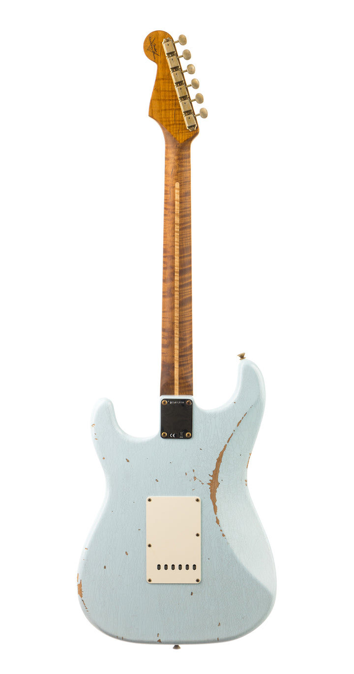 Fender Custom Shop 1962 Stratocaster Relic - Golden Zebra - Faded Sonic Blue (719)