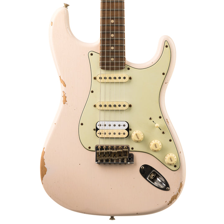 Fender Custom Shop 1962 Stratocaster Relic - Golden Zebra - Super Faded Shell Pink (850)