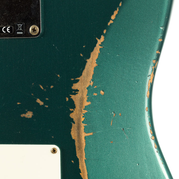 Fender Custom Shop 1962 Stratocaster Relic - Golden Zebra -Sherwood Green Metallic (108)