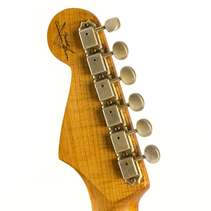 Fender Custom Shop 1962 Stratocaster Relic - Golden Zebra -Sherwood Green Metallic (108)