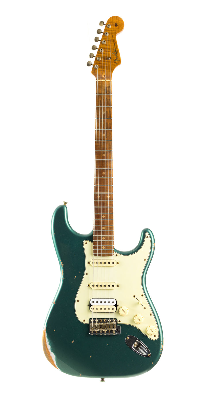 Fender Custom Shop 1962 Stratocaster Relic - Golden Zebra -Sherwood Green Metallic (108)