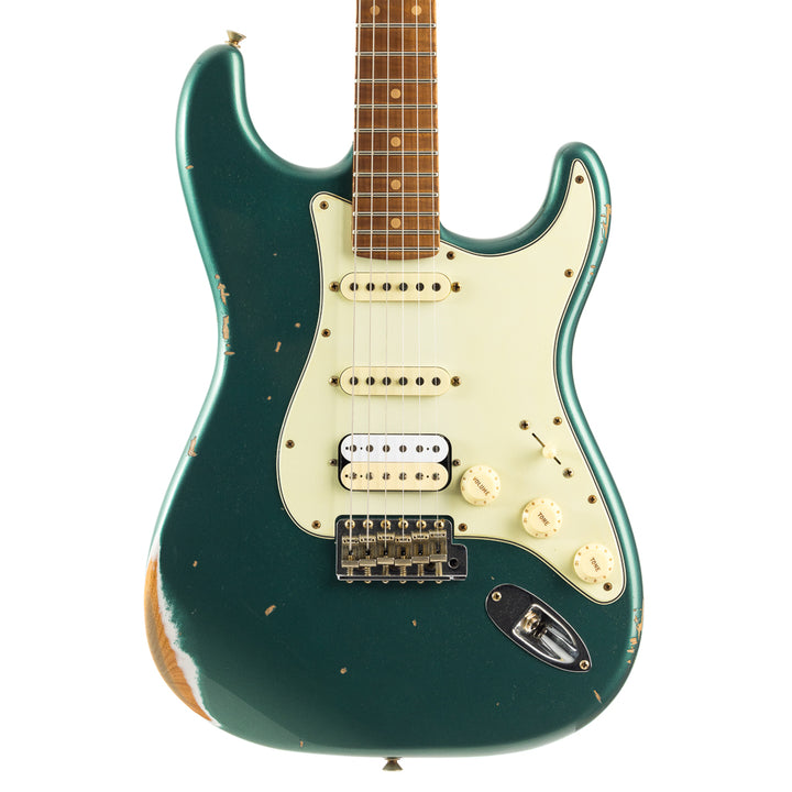 Fender Custom Shop 1962 Stratocaster Relic - Golden Zebra -Sherwood Green Metallic (108)