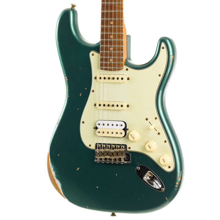 Fender Custom Shop 1962 Stratocaster Relic - Golden Zebra -Sherwood Green Metallic (108)