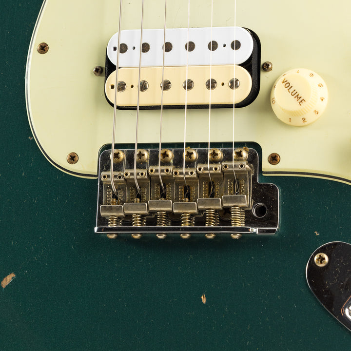 Fender Custom Shop 1962 Stratocaster Relic - Golden Zebra -Sherwood Green Metallic (108)