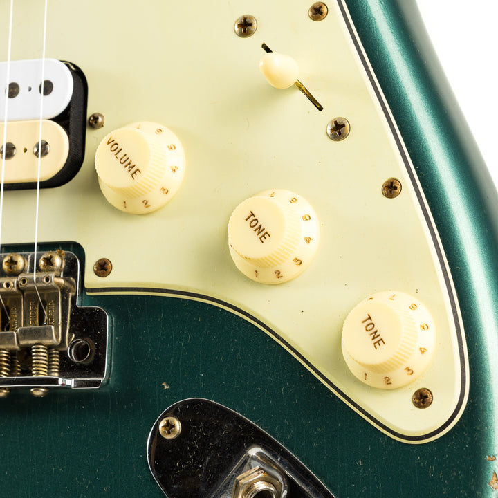 Fender Custom Shop 1962 Stratocaster Relic - Golden Zebra -Sherwood Green Metallic (108)