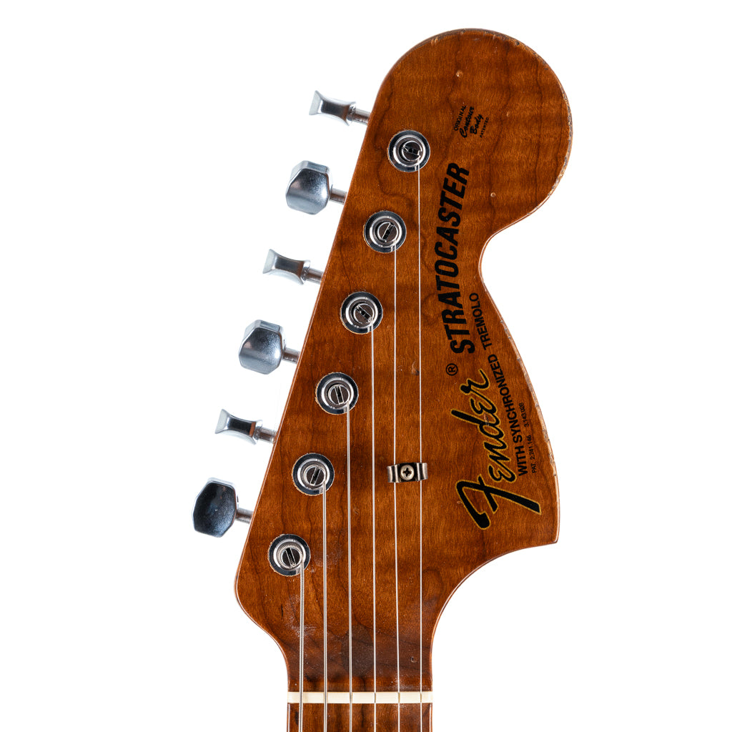 Fender Custom Shop Masterbuilt Greg Fessler 1969 Racing Stripe Stratocaster Relic - Olympic White with Red Competition Stripes (806)