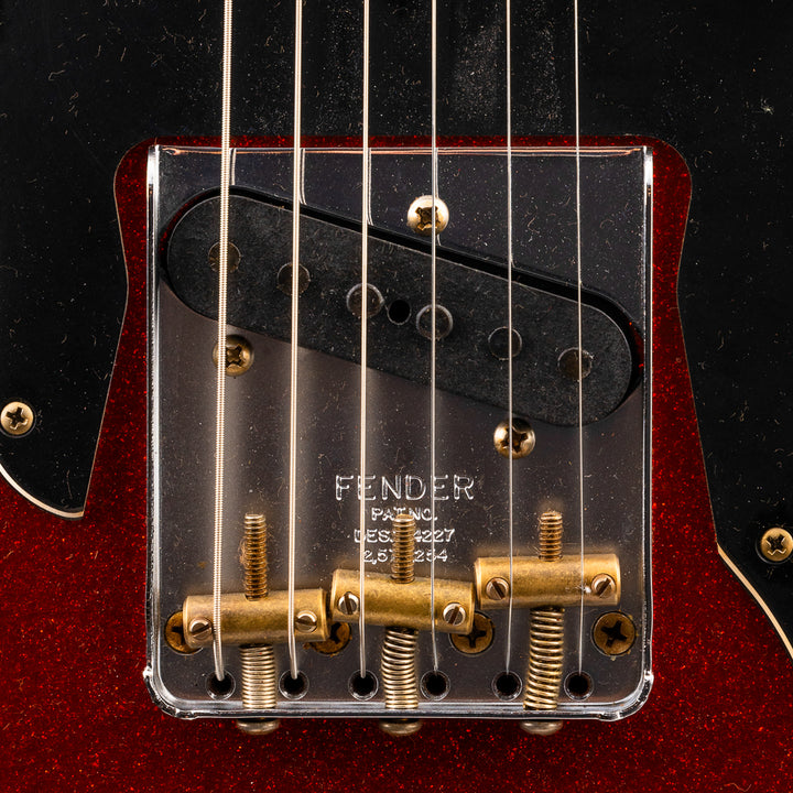 Fender Custom Shop 1970s Telecaster Heavy Relic - Red Sparkle (844)