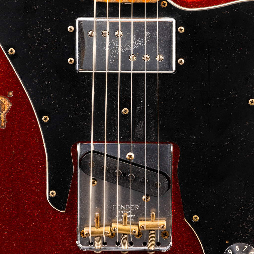 Fender Custom Shop 1970s Telecaster Heavy Relic - Red Sparkle (844)