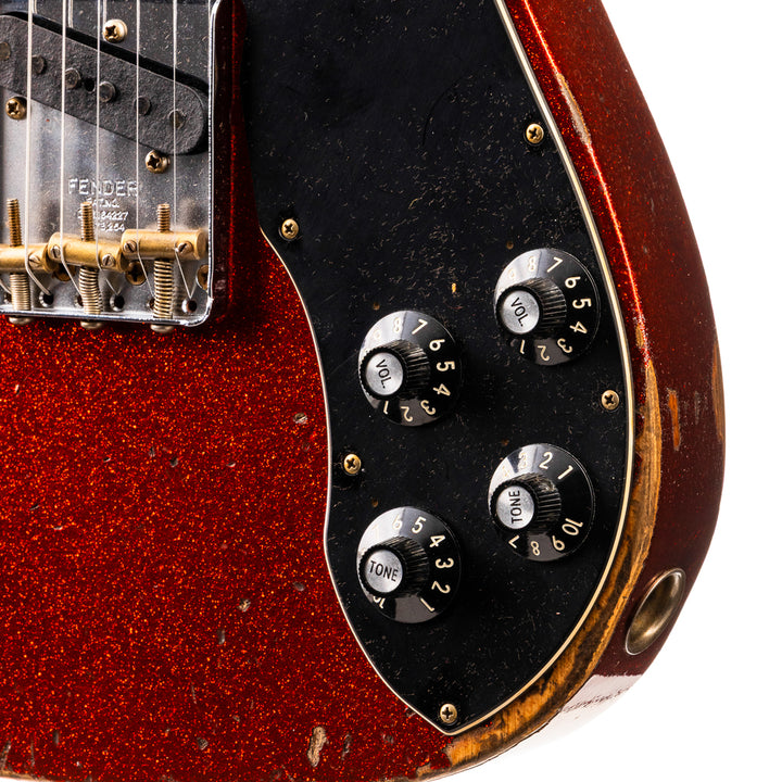 Fender Custom Shop 1970s Telecaster Heavy Relic - Red Sparkle (844)