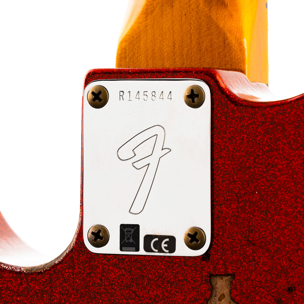 Fender Custom Shop 1970s Telecaster Heavy Relic - Red Sparkle (844)