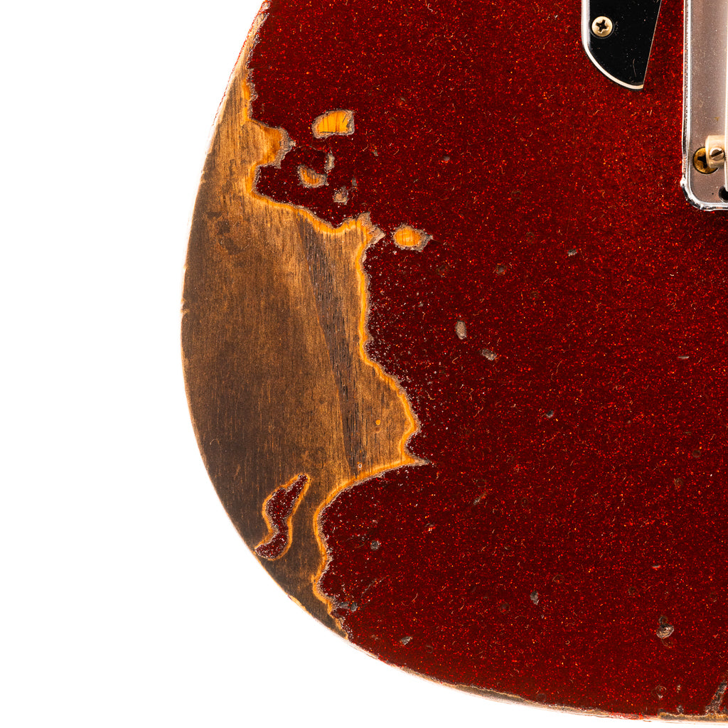 Fender Custom Shop 1970s Telecaster Heavy Relic - Red Sparkle (844)