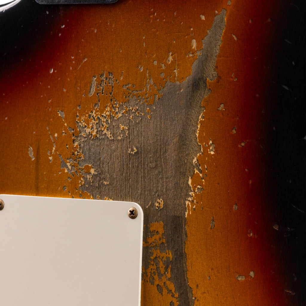 Fender Custom Shop Lark Limited 10 “Wild Horse” 1963 HS Stratocaster Heavy Relic - 3 Tone Sunburst (251)