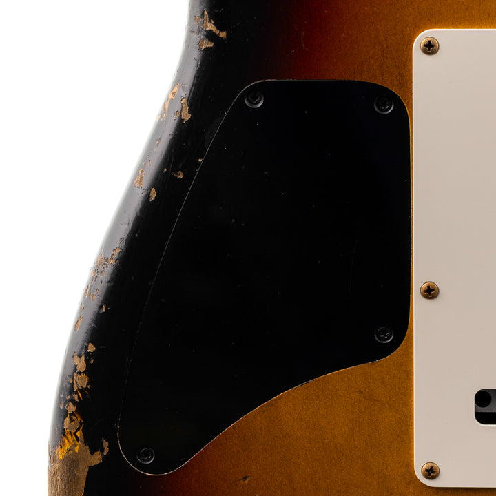Fender Custom Shop Lark Limited 10 “Wild Horse” 1963 HS Stratocaster Heavy Relic - 3 Tone Sunburst (251)
