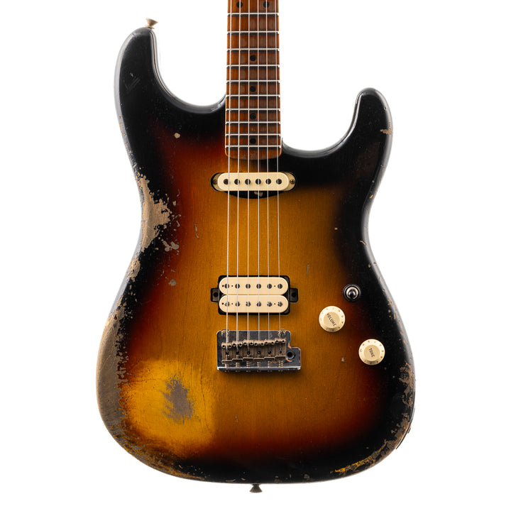 Fender Custom Shop Lark Limited 10 “Wild Horse” 1963 HS Stratocaster Heavy Relic - 3 Tone Sunburst (251)