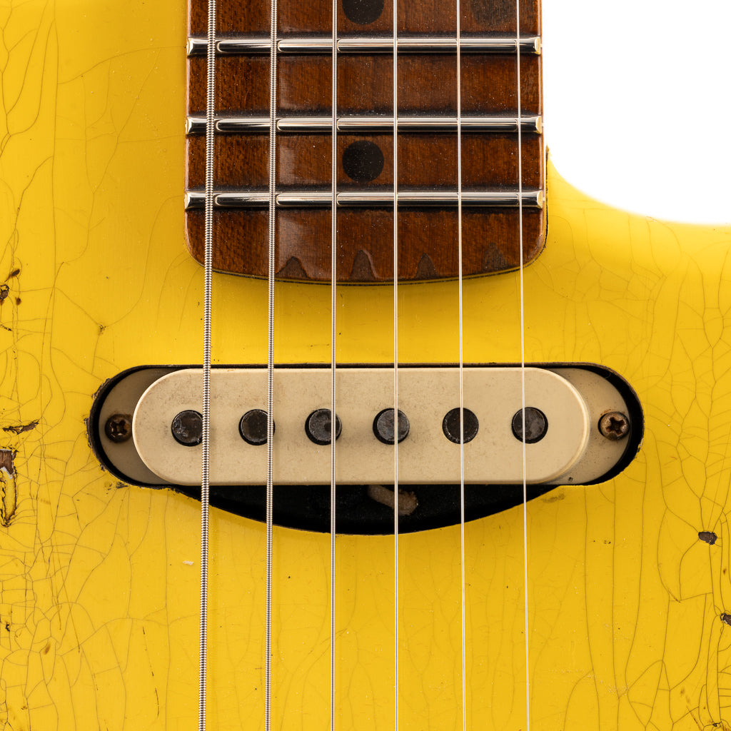 Fender Custom Shop Lark Limited 10 “Wild Horse” 1963 HS Stratocaster Heavy Relic - Graffiti Yellow (380)