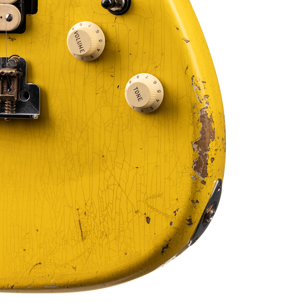 Fender Custom Shop Lark Limited 10 “Wild Horse” 1963 HS Stratocaster Heavy Relic - Graffiti Yellow (380)